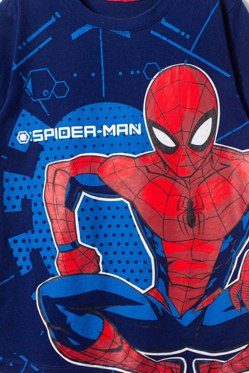 BOY'S BLUE SPIDER-MAN SHORT-SLEEVE T-SHIRT