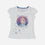 CAMISETA DE NIÑA, MANGA CORTA BLANCA DE FROZEN ©DISNEY