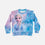 BUZO DE FROZEN CUELLO REDONDO AZUL PARA NIÑA