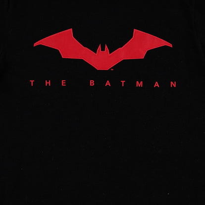 CAMISETA DE BATMAN MANGA CORTA NEGRA PARA NIÑO