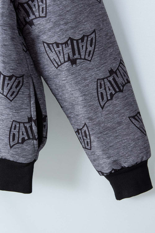 CHAQUETA DE BATMAN ABIERTO GRIS PARA NIÑO