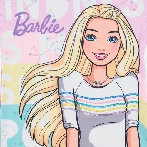 GIRL'S BARBIE SHORT SLEEVE ROSEWOOD T-SHIRT
