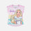 CAMISETA DE BARBIE MANGA CORTA PALO DE ROSA PARA NIÑA