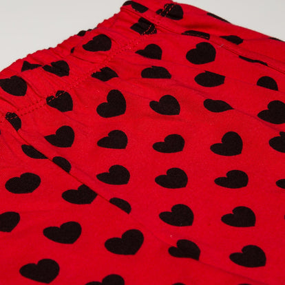PIJAMA DE MINNIE PANTALÓN CORTO ROJO PARA NIÑA