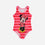 VESTIDO DE BAÑO DE MINNIE MOUSE MANGA SISA ROSADO DE NIÑA