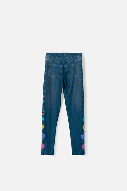 LEGGINS DE ENCANTO ESTAMPADO AZUL PARA NIÑA