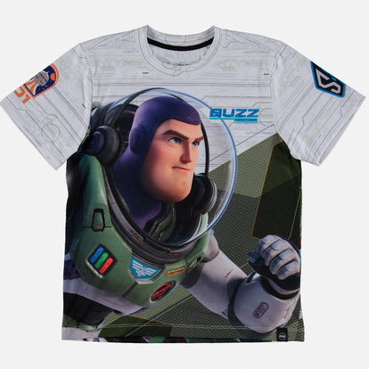 CAMISETA DE NIÑO, MANGA CORTA BLANCA DE BUZZ LIGHTYEAR