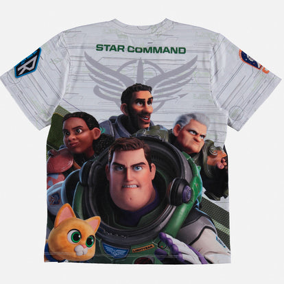 CAMISETA DE NIÑO, MANGA CORTA BLANCA DE BUZZ LIGHTYEAR