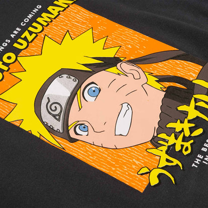 BUZO DE NARUTO ESTAMPADO GRIS PARA TEEN NIÑO