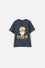 CAMISETA DE NARUTO ESTAMPADA GRIS PARA TEEN NIÑO