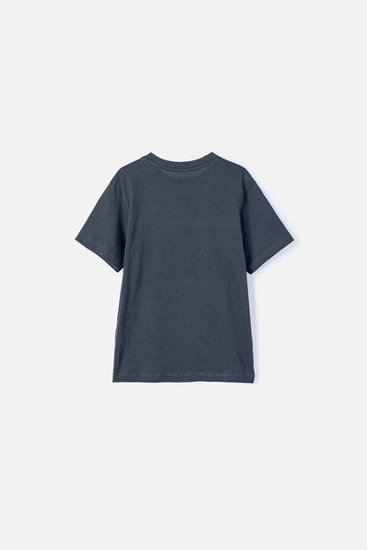 CAMISETA DE NARUTO ESTAMPADA GRIS PARA TEEN NIÑO