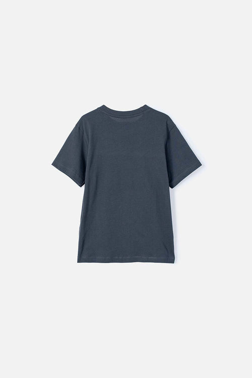 CAMISETA DE NARUTO ESTAMPADA GRIS PARA TEEN NIÑO