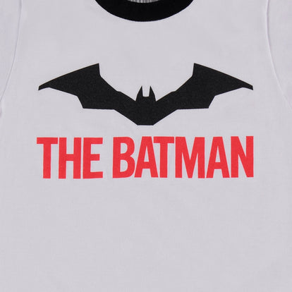 PIJAMA DE NIÑO, DE PANTALÓN LARGO NEGRO/BLANCO DE BATMAN