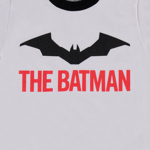 PIJAMA DE NIÑO, DE PANTALÓN LARGO NEGRO/BLANCO DE BATMAN