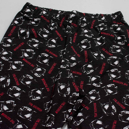 PIJAMA DE NIÑO, DE PANTALÓN LARGO NEGRO/BLANCO DE BATMAN