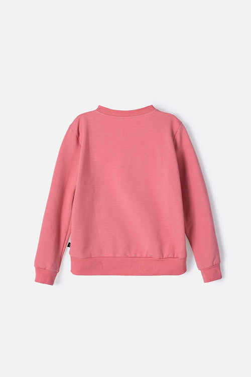 BUZO DE MINNIE MOUSE CERRADO ROSADO PARA NIÑA