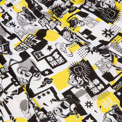PIJAMA DE NIÑO,MANGA CORTA/PANTALÓN LARGO AZUL/AMARILLO DE MINIONS