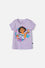 CAMISETA DE ENCANTO MANGA CORTA LILA PARA NIÑA