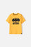 CAMISETA DE BATMAN MANGA CORTA AMARILLA PARA NIÑO