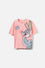 CAMISETA DE BUGS BUNNY MANGA CORTA MANDARINA PARA NIÑA