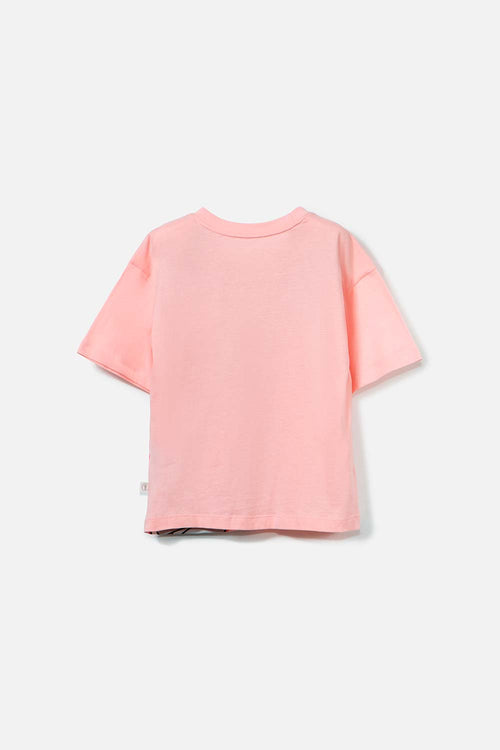 CAMISETA DE BUGS BUNNY MANGA CORTA MANDARINA PARA NIÑA