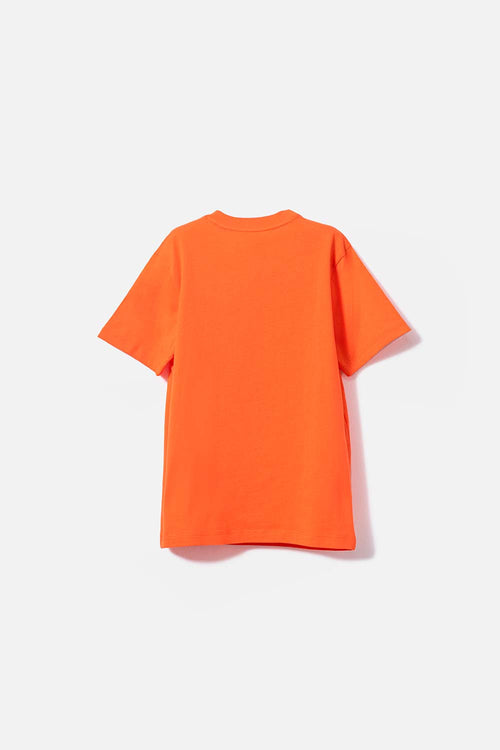 CAMISETA DE LOONEY TUNES MANGA CORTA NARANJA PARA NIÑO