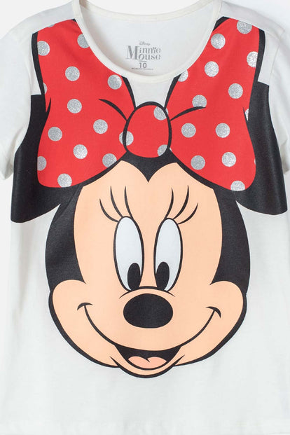 CONJUNTO DE MINNIE MOUSE MULTICOLOR DE PANTALÓN LARGO PARA NIÑA