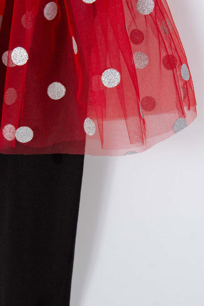 CONJUNTO DE MINNIE MOUSE MULTICOLOR DE PANTALÓN LARGO PARA NIÑA