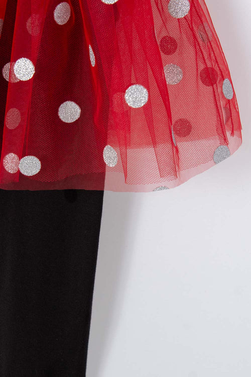 CONJUNTO DE MINNIE MOUSE MULTICOLOR DE PANTALÓN LARGO PARA NIÑA
