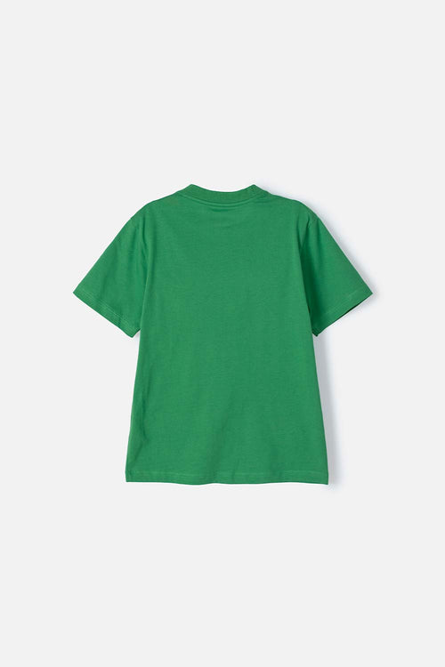 BOY'S SHORT SLEEVE GREEN MINECRAFT T-SHIRT