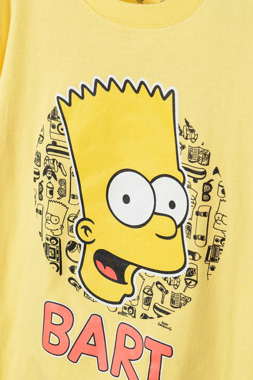 CAMISETA DE BART SIMPSON AMARILLA MANGA CORTA PARA NIÑO