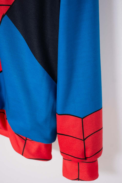 BUZO DE SPIDER-MAN ABIERTO ROJO Y AZUL PARA NIÑO
