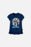 CAMISETA DE HARRY POTTER AZUL MANGA CORTA PARA NIÑA
