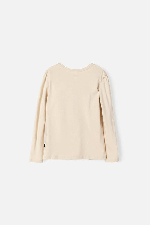 GIRLS' KHAKI LONG-SLEEVED HARRY POTTER T-SHIRT
