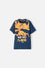 CAMISETA DE NARUTO AZUL MANGA CORTA PARA NIÑO