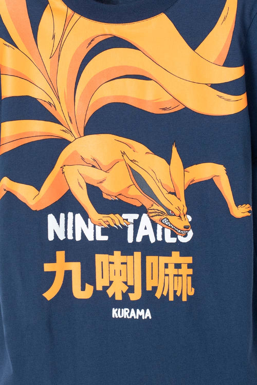 BOY'S NARUTO BLUE SHORT-SLEEVED T-SHIRT