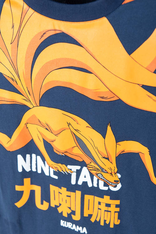 BOY'S NARUTO BLUE SHORT-SLEEVED T-SHIRT