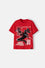 CAMISETA DE SPIDER-MAN MANGA CORTA ROJA PARA NIÑO