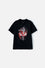 CAMISETA DE SPIDER-MAN MANGA CORTA NEGRA PARA NIÑO