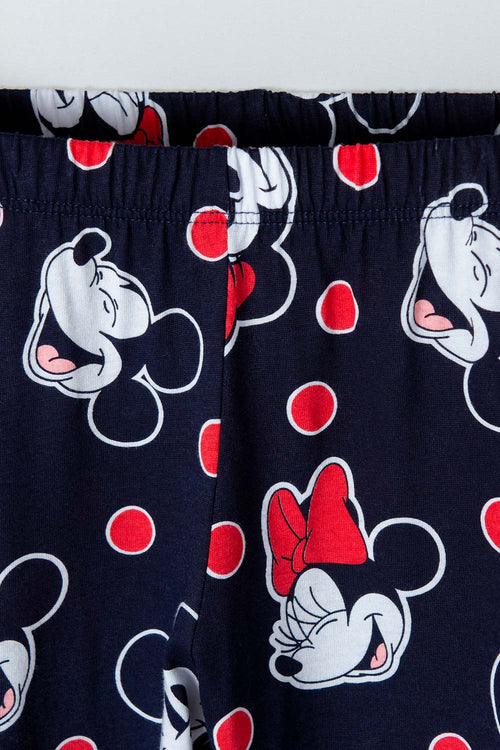 PIJAMA DE MICKEY MOUSE AZUL, ROJA Y BLANCA DE PANTALÓN LARGO PARA NIÑA