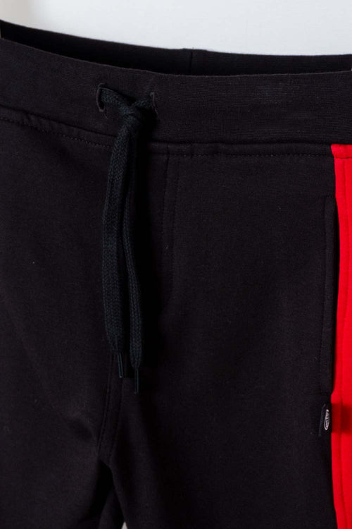 BOY'S BLACK AND RED SPIDER-MAN JOGGERS WITH ELASTIC WAIST