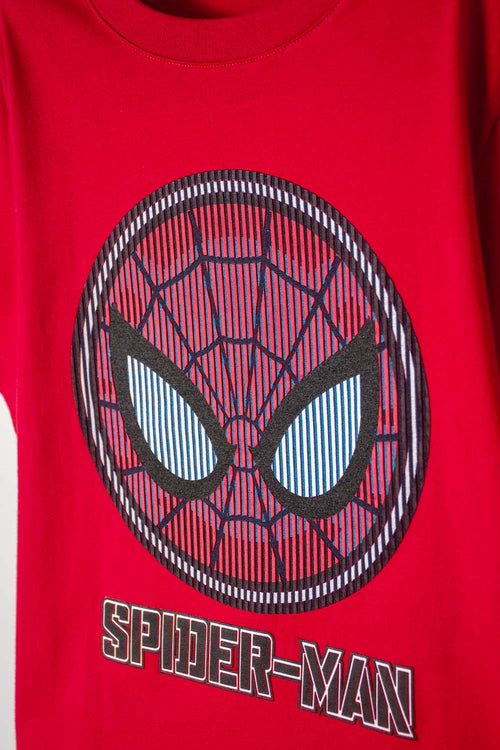 CAMISETA DE SPIDER-MAN ROJA MANGA CORTA PARA NIÑO