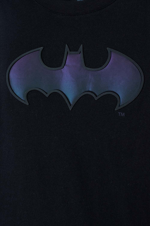 BATMAN BLACK SHORT SLEEVE T-SHIRT FOR BOYS