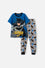 PIJAMA DE BATMAN  MANGA CORTA AZUL PARA NIÑO