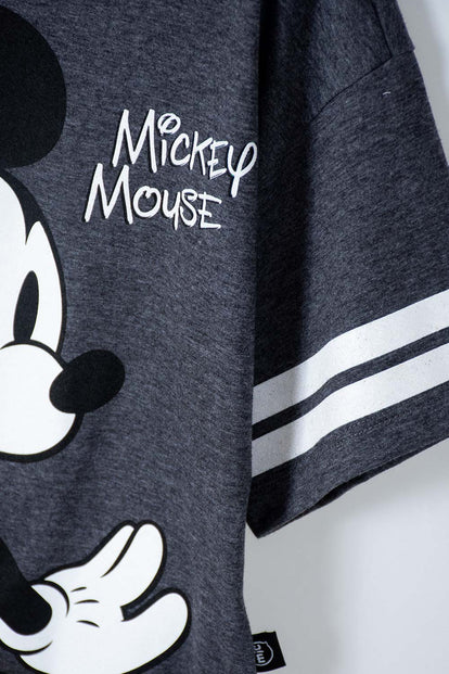 CAMISETA DE MICKEY MOUSE MANGA CORTA NEGRA PARA NIÑA