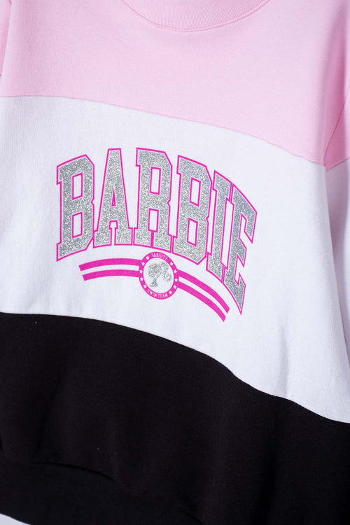 BUZO DE BARBIE CERRADO MULTICOLOR PARA NIÑA
