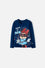 CAMISETA DE MINNIE MOUSE MANGA LARGA AZUL PARA NIÑA