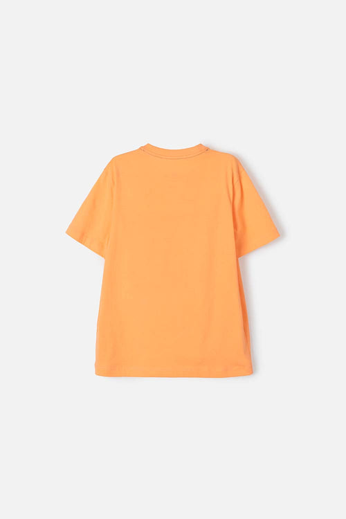 CAMISETA DE AMONG US NARANJA  MANGA CORTA PARA TEEN NIÑO