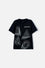 CAMISETA PLAYSTATION MANGA CORTA NEGRA PARA NIÑO