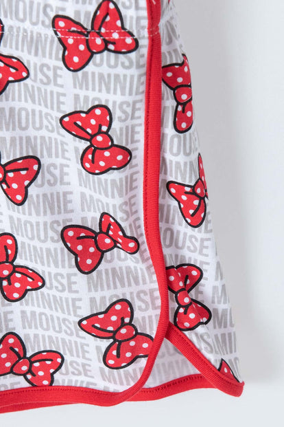 PIJAMA DE MINNIE MOUSE MANGA CORTA MULTICOLOR PARA NIÑA